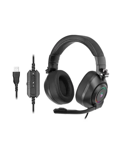 A4Tech BLOODY G580 7.1 USB Kopfhörer - Headset mit 7.1 Surround Sound, ideal für Gamer, bietet ein immersives Klangerlebnis und hohen Tragekomfort für stundenlangen Spielspaß.