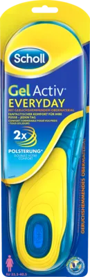 Scholl GelActiv Einlegesohlen Everyday für Freizeitschuhe 35,5-40,5