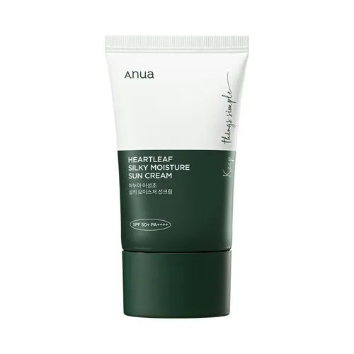 ANUA HEARTLEAF SILKY Gesichtscreme mit Filter SPF50 PA++++ 50 ml