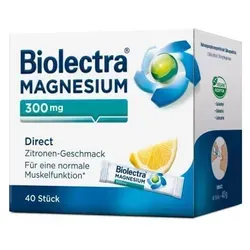 Biolectra Magnesium 300 mg Direct Zitrone Sticks 40 St