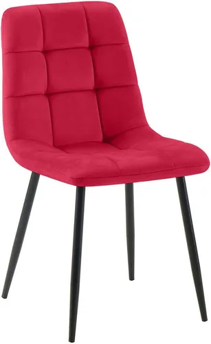furnicato Esszimmerstuhl Tilde 84x45x55 cm rot (1 St)