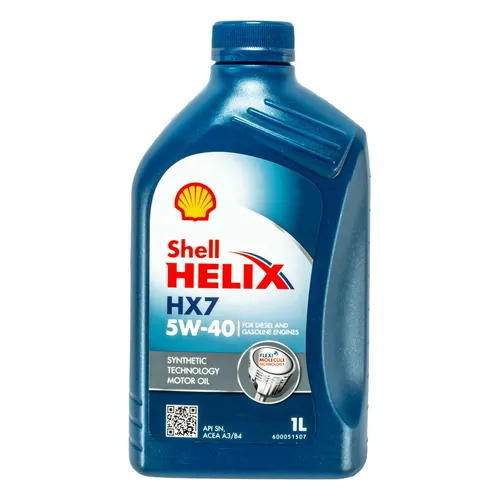 Liter original Shell Helix HX7 5W40 Motoröl MB229.3 API SP ACEA A3/B4 Fiat 1