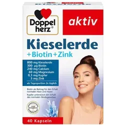 Doppelherz Kieselerde + Biotin + Zink Kapseln 40 St