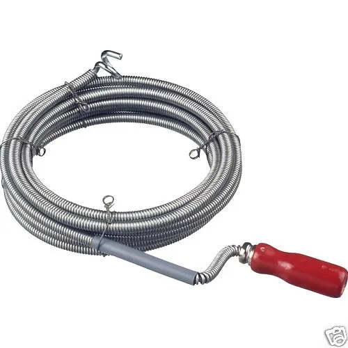 Rohr-Reinigungs-Spirale 3 m - Effektive Rohrreinigung leicht gemacht - Werkstattausrüstung-Zubehör mit 3 m Spirale für eine gründliche und einfache Rohrreinigung.