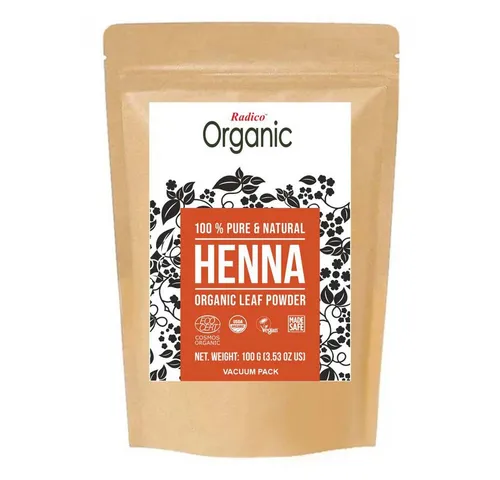 Radico Haarfarbe Haarpflege Kräuterpuder - Henna 100g