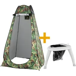 Stagecaptain Quixie Camouflage Privacy Toilet Set von Stagecaptain