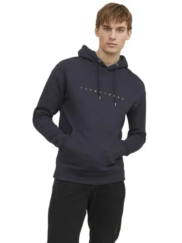 Jack & Jones Essentials Star Kapuzenpullover Herren - M - Kapuzenpullover für Herren von JACK & JONES, ideal für lässige Outfits und optimalen Tragekomfort.