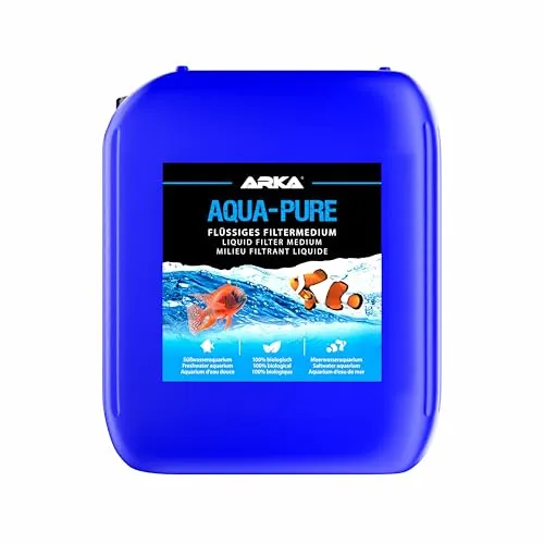 Microbe-Lift Aqua-Pure 5000 ml - Flüssiges Filtermedium - Wasserpumpen: 100% biologisches Filtermedium für kristallklares Wasser in Meer- und Süßwasseraquarien. Entfernt Schadstoffe und verbessert nachhaltig die Wasserqualität.