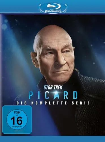 Star Trek: Picard - Die komplette Serie [9 Blu-rays] - Sci-Fi-Serie über Captain Picard, fesselnde Geschichten und epische Abenteuer auf 9 Blu-rays, freigegeben ab 16 Jahren.