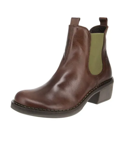 FLY London Stiefelette Leder/Textil - Wanderschuhe in klassischem Design, ideal für die kalte Jahreszeit. Hoher Tragekomfort und elastische Einsätze ermöglichen einfaches An- und Ausziehen.