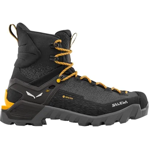 Salewa Herren Ortles 2 Mid GTX Schuhe, Black-Asphalt, 43