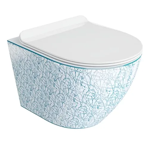 Produktbild LAVITA Wand-WC Sofi Slim Kresz: Hängende Toilette mit Soft-Close Sitz