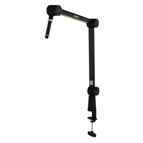 Podcast Mic Boom Arm - Gator Articulating Desktop Mic Boom Stand, ideal für Podcasts, Live-Streams und Broadcasts, kompatibel mit Shure Mikrofonen