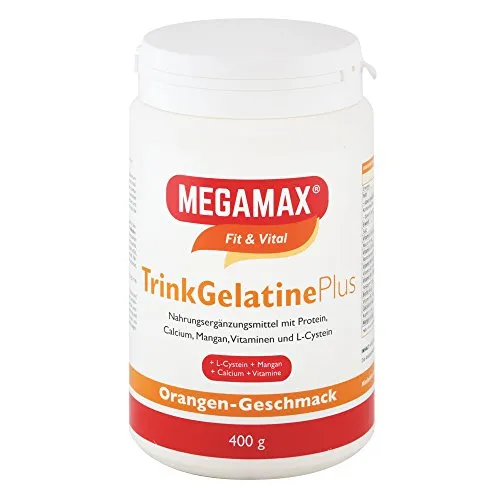 Megamax Trinkgelatine Pulver 400 g – Hochwertige Gelatine für Ihre Ernährung