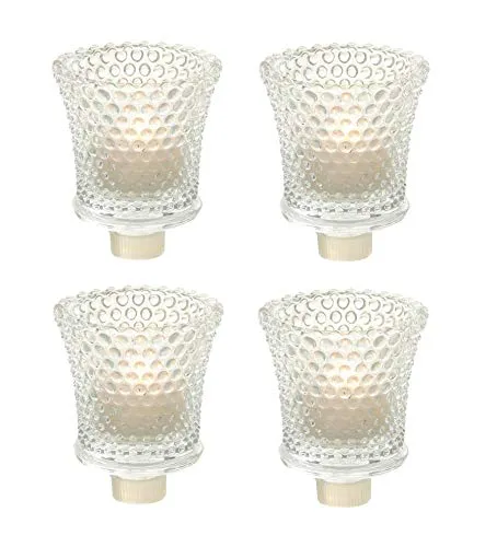 Spetebo Glas Teelichthalter für Kerzenständer