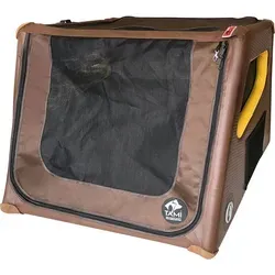 Tami Aufblasbare Hundebox M - Transportbox für Hunde im Auto - Hochwertige, faltbare Hundetransportbox für mittlere bis große Hunderassen, wasserabweisend und abwaschbar. Ideal für den Kofferraum mit Air-Komfort-Bodendämpfung!