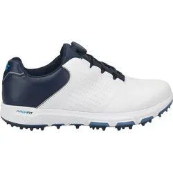Skechers Herren GO Golf PRO 6 SL Twist Sneaker - Weiß, 41 EU - Herren-Sneaker mit Arch Fit Einlegesohle für zertifizierte Fußgewölbe-Unterstützung und leichter ECO FLIGHT Dämpfung aus recycelten Materialien.
