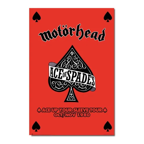 Poster MOTÖRHEAD - Ace Up Your Sleeve Tour 1980 - 61x91,5cm 15604 ge
