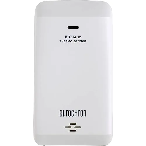 Eurochron Thermo Sensor EPTES-D1 Funk-Thermologger, Weiß