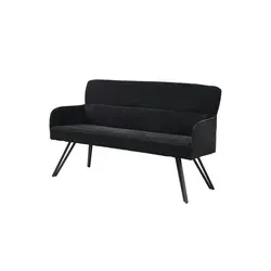 by Living Sitzbank , schwarz , Maße (cm): B: 140 H: 94