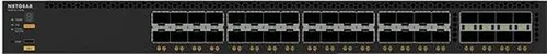 NETGEAR M4350-32F8V Switch - 32 x 10G + 8 x 25G - Managed L3 Switch mit hohem Datendurchsatz, ideal für anspruchsvolle Netzwerke. Perfekt für Rackmontage und bietet effizienten Luftstrom von vorne nach hinten.