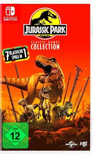 Jurassic Park - Classic Games Collection für Nintendo Switch - Action & Abenteuer, erlebe die aufregende Welt von Jurassic Park im Koop- und Multiplayer-Modus auf der Nintendo Switch. Ideal für bis zu 2 Spieler!