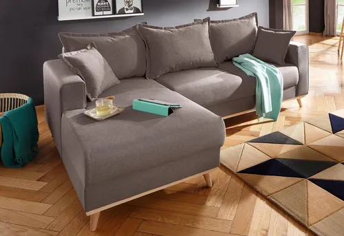 Home affaire Ecksofa Edina L-Form, auch in Baumwollmix-Bezug, im skandinavischem Stol