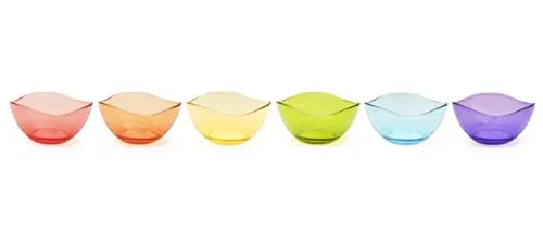 Excelsa Set Von 6 Schalen Copenaghen Glas Bunt von Excelsa