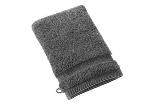 SCHÖNER WOHNEN-Kollektion Waschhandschuh CUDDLY Waschhandschuh, Baumwolle (1-St), 16 x 21 cm in Grau