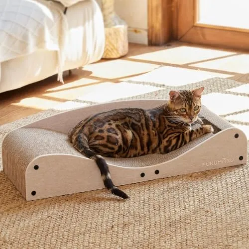 FUKUMARU Kratzbrett für Katzen 74 cm