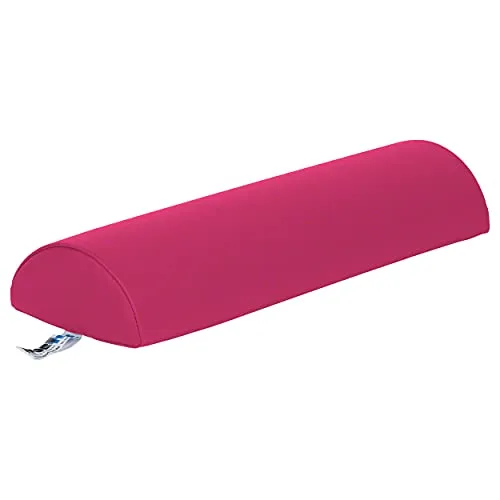 Sport-Tec Halbrolle Lagerungsrolle Lagerungskissen mit Kunstlederbezug 50x15x7,5 cm