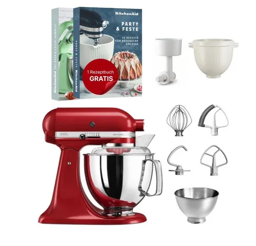 KitchenAid Küchenmaschine KitchenAid 4,8 L 5KSM175 Kuechenmaschine Breadlover Set