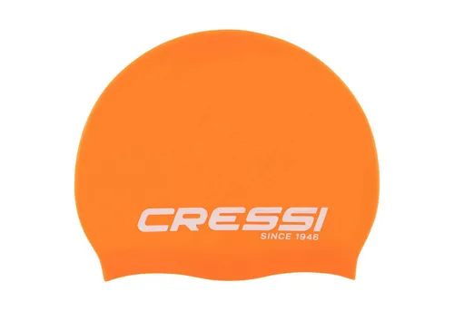 Cressi Badekappe Eddie Schwimmkappe - Orange/White