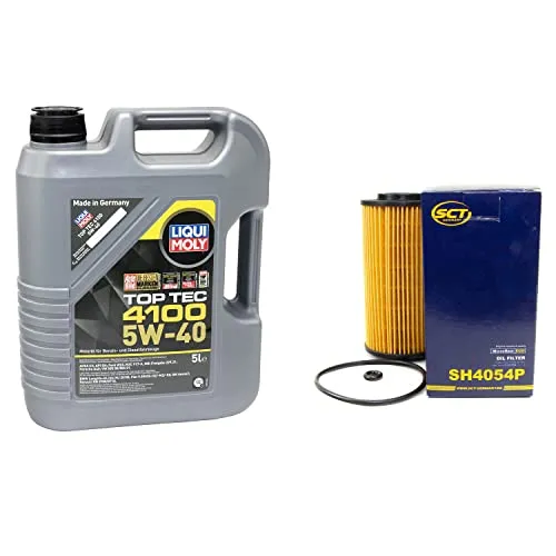 Motoröl Set Top Tec 4100 5W-40 5 Liter + Ölfilter SH4054P