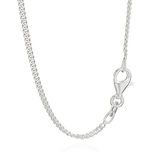 NKlaus 45cm Panzerkette Silber 925 - Ketten für Herren | Elegante Panzerkette aus echtem 925 Sterling Silber, robust und ideal für den täglichen Gebrauch – perfekt als Geschenk!