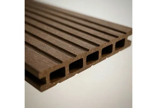 Woodstore24 WPC Terrassendielen Komplettset mit Clipsystem, 20 mm