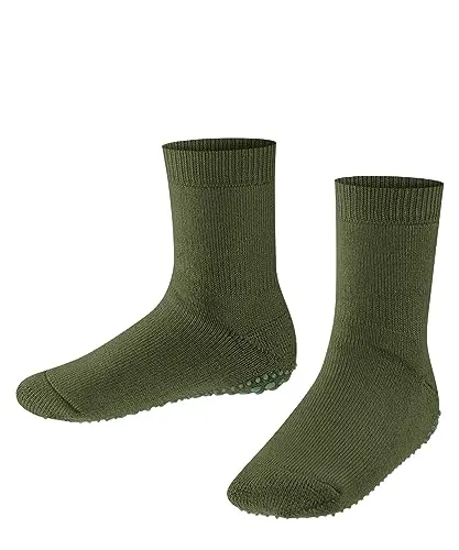 FALKE Unisex Kinder Stoppersocken Catspads K Hp Baumwolle rutschhemmende Noppen 1 Paar, Grün Sern Green 7681, 39-42