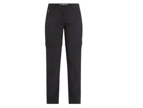 McKinley Damen Malloy II Hose, Black Night, 22 EU - Wanderhose mit 4-Wege-Stretch Dry Plus für optimalen Tragekomfort und Feuchtigkeitstransport, ausgestattet mit umweltfreundlicher Antimückenausrüstung auf Lavendelbasis.