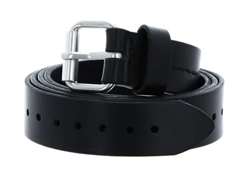 Marc O'Polo Damen Eika Gürtel, Schwarz, 90 cm - Damen-Gürtel aus hochwertigem Leder, stilvoll und vielseitig kombinierbar für jeden Anlass.