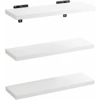 Wandregal Hängeregal 3er Set – Schweberegal für stilvolle Wanddeko - Kreatives 3er Set Schweberegale in verschiedenen Farben und Größen. Ideal für die dekorative Präsentation von Lieblingsstücken und sorgt für Ordnung im Raum.