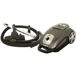 Homeline Bodenstaubsauger 850 Watt Anthrazit-Grün