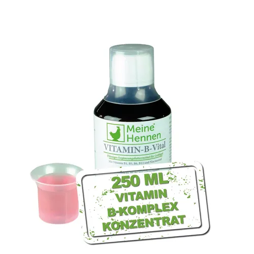 Vitamine Ergänzungsfuttermittel für Hühner - Vitamin-B-Vital 250 ml - Geflügel