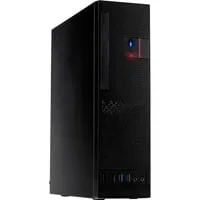 Inter-Tech Micro-ATX Gehäuse S-331 - PC-Gehäuse mit 8,3 Litern Volumen, ideal für kompakte Office-Systeme, bietet Platz für Slim-DVD, HDD/SSD und hat einen optionalen Lüfter. Flexibel positionierbar für optimalen Zugriff.