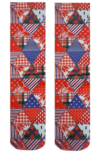 Damen WIGGLESTEPS Socken - ONE SIZE (Gr. 36/40) - Motiv: 01222 - XMAS Modern 2