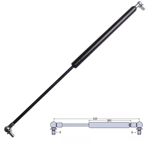 Gasdruckfeder Massey Ferguson Heckscheibe 274-294, 377, 387 675-1014 3301920M92