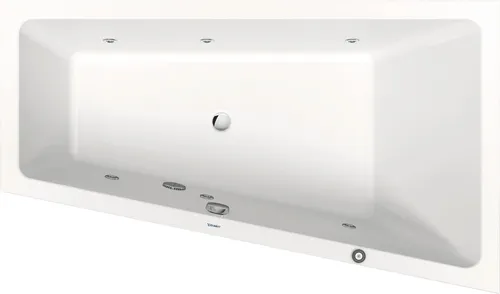 Duravit No.1 Einbau-Whirlwanne, Trapez 1700x1000mm von Duravit