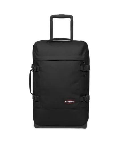 Eastpak TRANVERZ S Koffer - 42L, Schwarz - Robuster Koffer mit Doppelfach und elastischen Zugbändern für sicheres Packen. Ideal für Reisen, leicht zu manövrieren dank der hochwertigen Rollen.