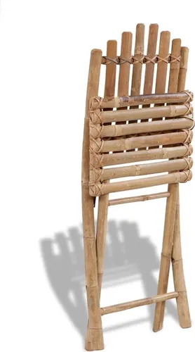 Produktbild vidaXL 5-tlg. Garten-Essgruppe Klappbar Bambus
