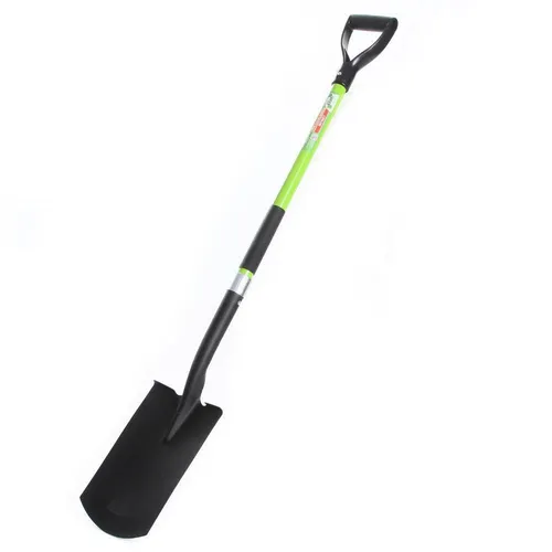 Gartenspaten Fiberglasstiel Feldspaten Rund Schaufel Grabspaten 120cm Spaten