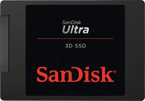 SanDisk Ultra 3D SSD 500 GB - 2,5 Zoll interne Festplatte, 560 MB/s Geschwindigkeit, stoßfest und langlebig dank 3D NAND-Technologie